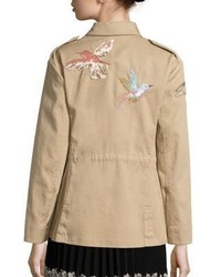 RED Valentino Patch Cotton Cargo Jacket