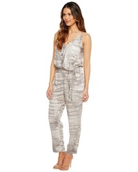 Michael Stars Michl Stars Water Wash Surplice Cropped Jumpsuit Jumpsuit Rompers One Piece