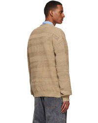 mfpen Beige Recycled Cotton Cardigan