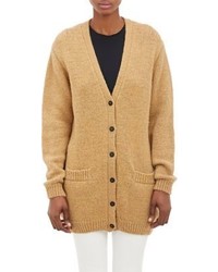 Each X Other Contrast Elbow Patch Cardigan Nude