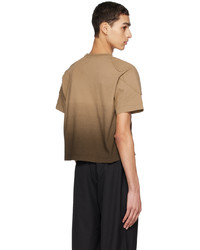 Dion Lee Brown Sunfade T Shirt
