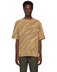 Dion Lee Khaki Crinkled Sunfade T Shirt