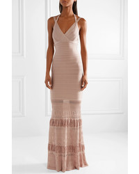 Herve Leger Textured Ed Bandage Gown