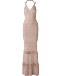 Herve Leger Textured Ed Bandage Gown