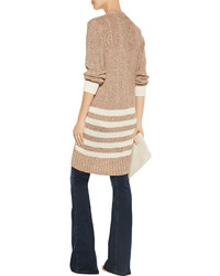 See by Chloe See By Chlo Open Knit Cotton Boucl Cardigan
