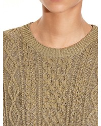 Valentino Oversized Aran Knit Sweater