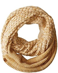 BearPaw Marled Cable Knit Infinity Scarf