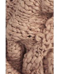 Evelyn K Fringe Knit Infinity Scarf