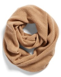 Halogen Pointelle Knit Wool Cashmere Infinity Scarf