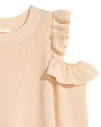 H&M Knit Open Shoulder Sweater