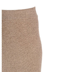 Stella McCartney Fringed Cashmere Wool Knit Skirt