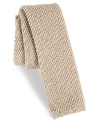 Michael Bastian Michl Bastian Solid Knit Wool Skinny Tie