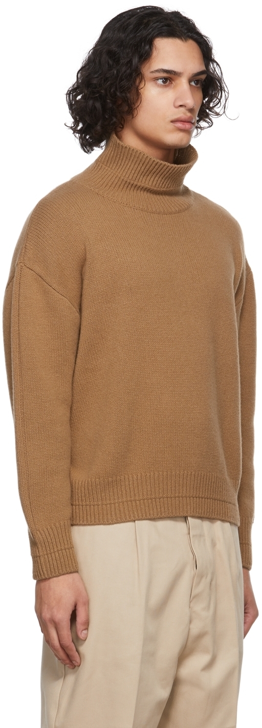 Paradis Perdus Brown Gaspard Turtleneck Sweater, $595 | SSENSE | Lookastic