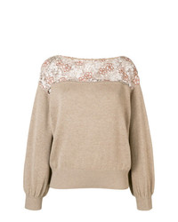 See by Chloe See By Chlo Lace Panelled Sweater