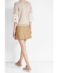 See by Chloe See By Chlo Cotton Pullover With Lace Details