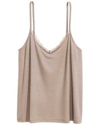 H&M Camisole Top With Lace Detail