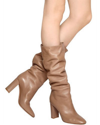 Gianvito Rossi 85mm Slouchy Leather Boots