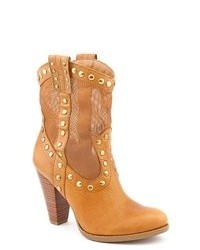 BCBGeneration Winston Tan Boots Ankle Leather Fashion Ankle Boots