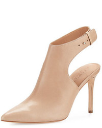 Halston Heritage Betty Ankle Strap Bootie Buff