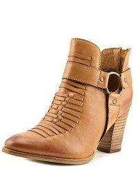Seychelles Impossible Pointed Toe Leather Tan Ankle Boot