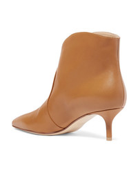 Francesco Russo Leather Ankle Boots