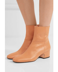 Joseph Leather Ankle Boots Tan