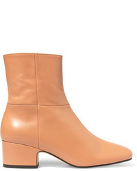 Joseph Leather Ankle Boots Tan