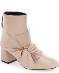 Topshop Marilyn Square Toe Bow Bootie