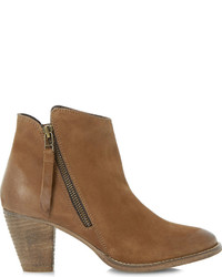 Dune Pollie Leather Ankle Boots