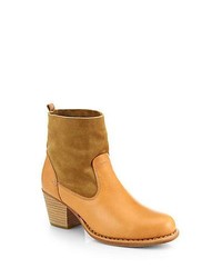 Rag & Bone Mercer Suede Leather Ankle Boots Camel