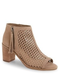 Vince Camuto Tresin Perforated Open Toe Bootie