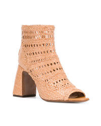 L'Autre Chose Woven Perforated Boots