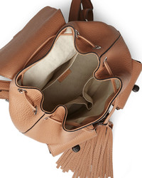 Gucci Bamboo Sac Medium Leather Backpack Beige
