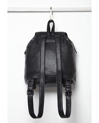 Forever 21 Faux Leather Drawstring Backpack