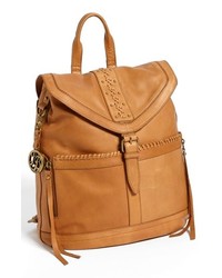 Lucky Brand Carlyle Leather Backpack Golden