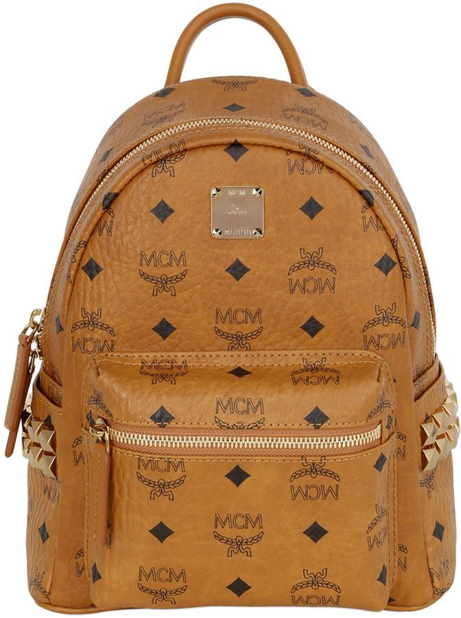 Stark leather backpack MCM Brown in Leather - 36026607
