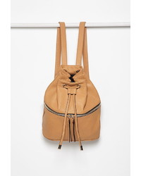 Forever 21 Pebbled Faux Leather Backpack