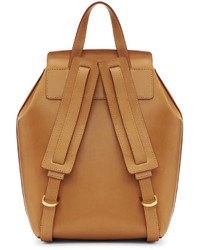 Mansur Gavriel Tan Leather Mini Backpack