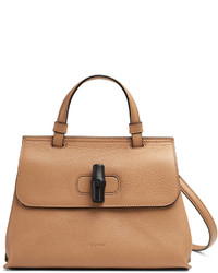 Gucci Bamboo Daily Leather Top Handle Bag