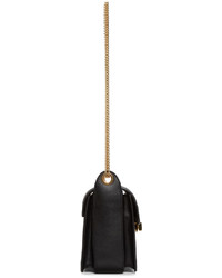 Lanvin Black Leather Jiji Shoulder Bag