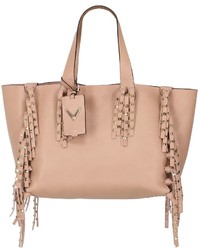 Valentino C Rockee Studded Grained Leather Bag