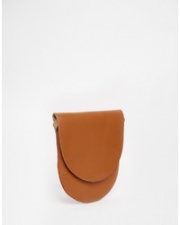 Asos Collection Leather Saddle Cross Body Bag
