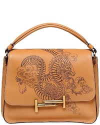 Tod's Double T Tattoo Leather Shoulder Bag