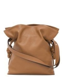 Loewe Flaco Knot Large Leather Shoulder Bag
