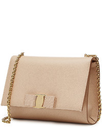 Salvatore Ferragamo Ginny Mini Leather Shoulder Bag