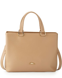 Longchamp Honore Medium Handbag Wremovable Strap Sandy