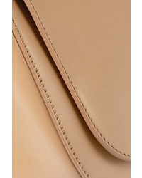 The Row Hunting 9 Leather Shoulder Bag Sand