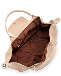 Longchamp Le Pliage Cuir Handbag With Strap Sandy