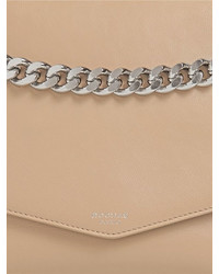 Rochas Medium Leather Shoulder Bag W Chain