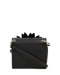 Fendi Micro Kan I Flower Leather Shoulder Bag